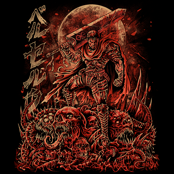 Berserk Red T-Shirt – HellxHell