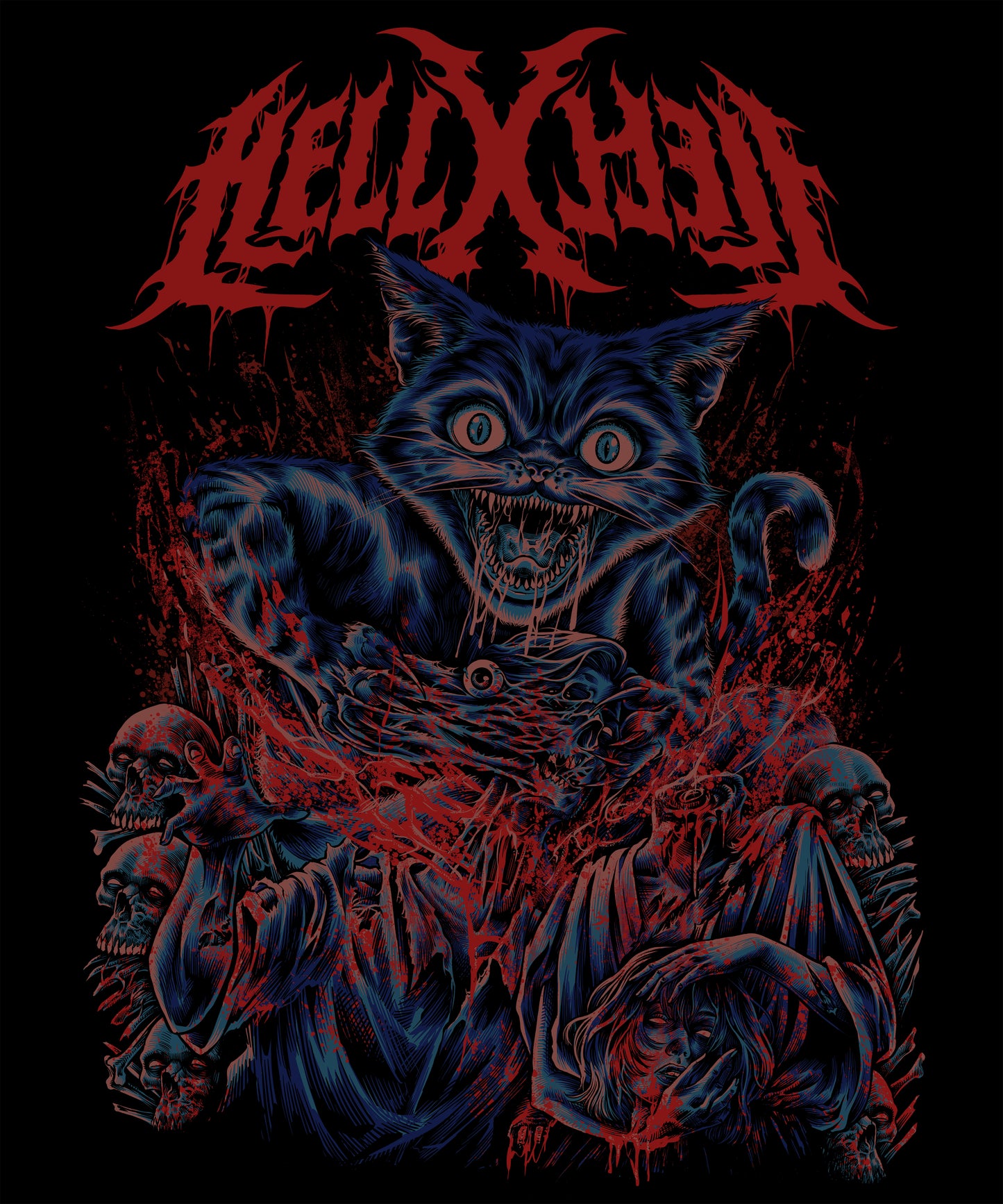 HellxHell Killer Kitty T-Shirt